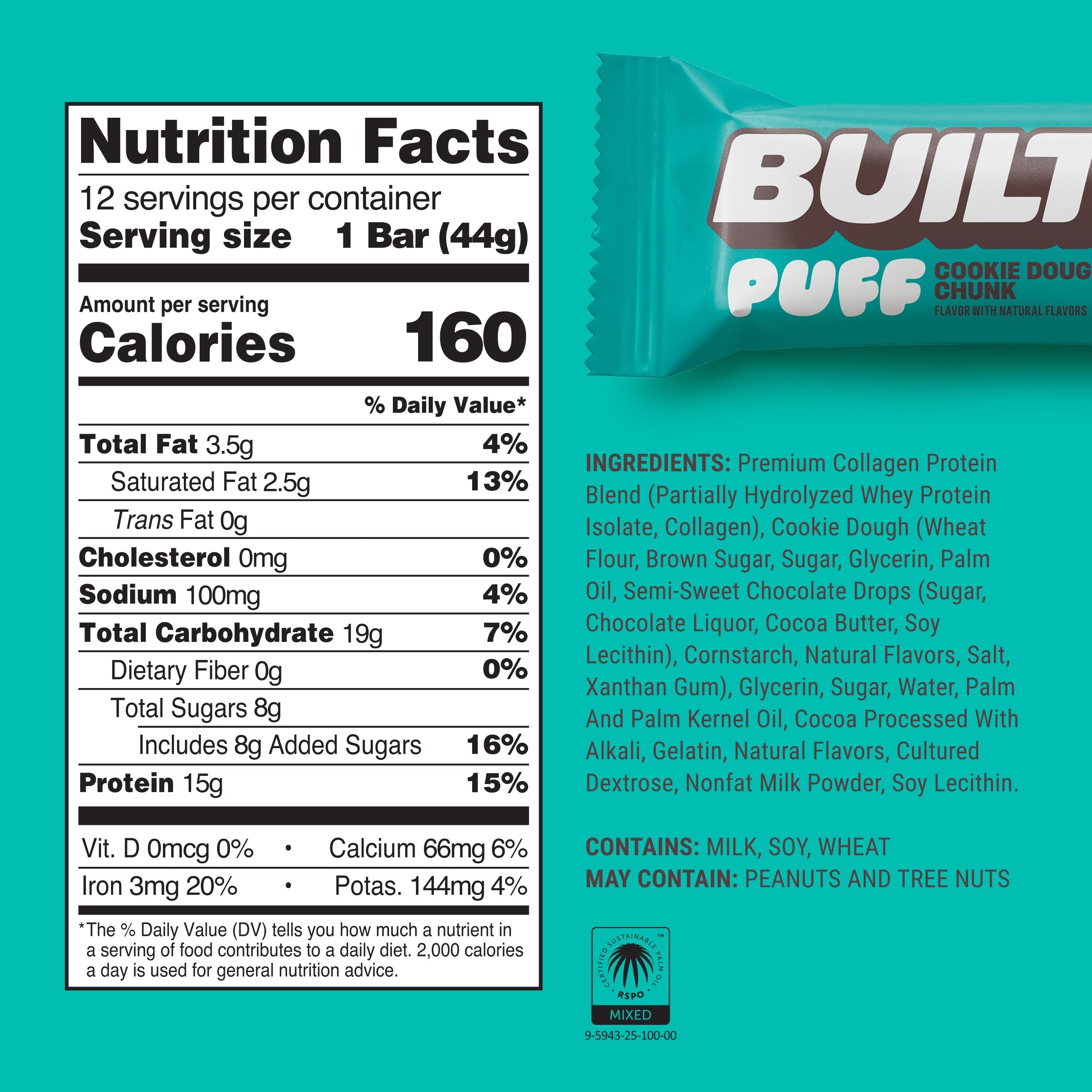 Cookie Dough Chunk Puff