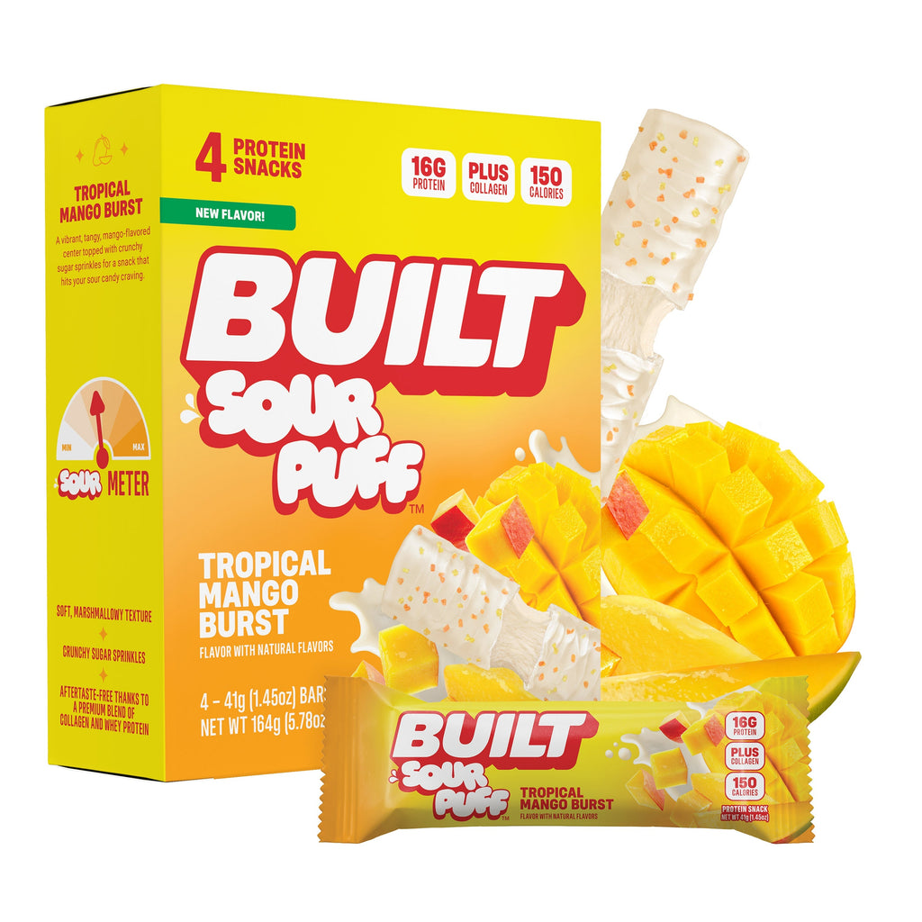 Tropical Mango Burst Sour Puff 4ct